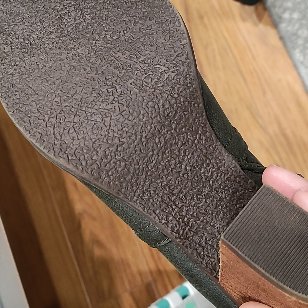 Not Rated Dark Green Ankle Boots with Buckle - Picture 7 of 7